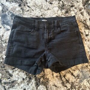 Womens Old NavyBlack Denim Shorts Size 8